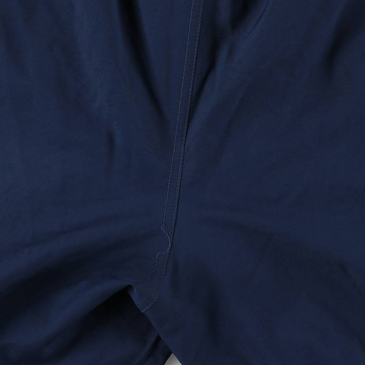 00'S Nike Warm-up Pants, Nylon Pants, Rustling Pants, Men's XL Size polyester navy blue type Vintage Second Hand