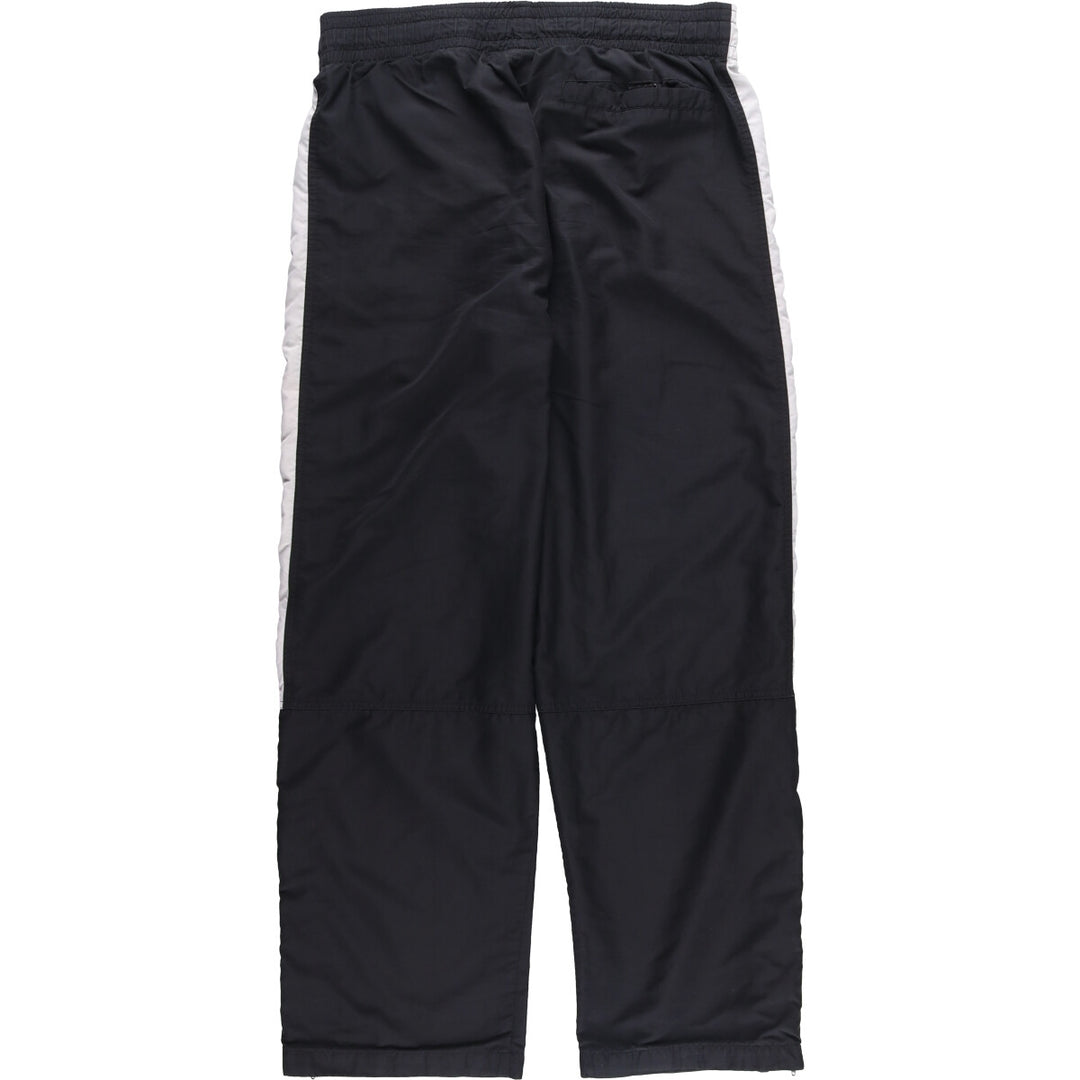 Nike warm-up pants, nylon pants, crinkle pants, men's size M polyester black type Vintage Second Hand