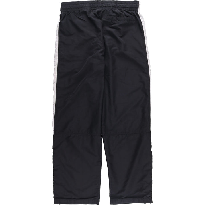 Nike warm-up pants, nylon pants, crinkle pants, men's size M polyester black type Vintage Second Hand