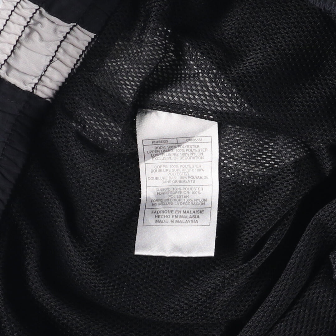 Nike warm-up pants, nylon pants, crinkle pants, men's size M polyester black type Vintage Second Hand