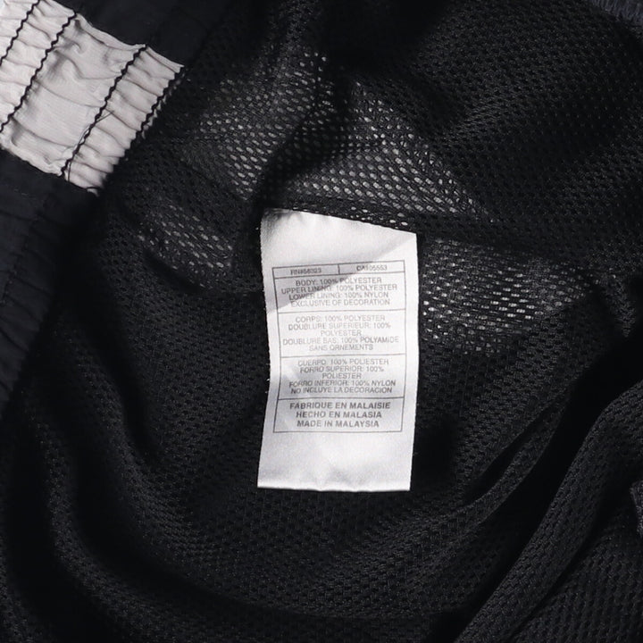 Nike warm-up pants, nylon pants, crinkle pants, men's size M polyester black type Vintage Second Hand