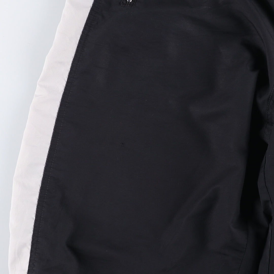 Nike warm-up pants, nylon pants, crinkle pants, men's size M polyester black type Vintage Second Hand