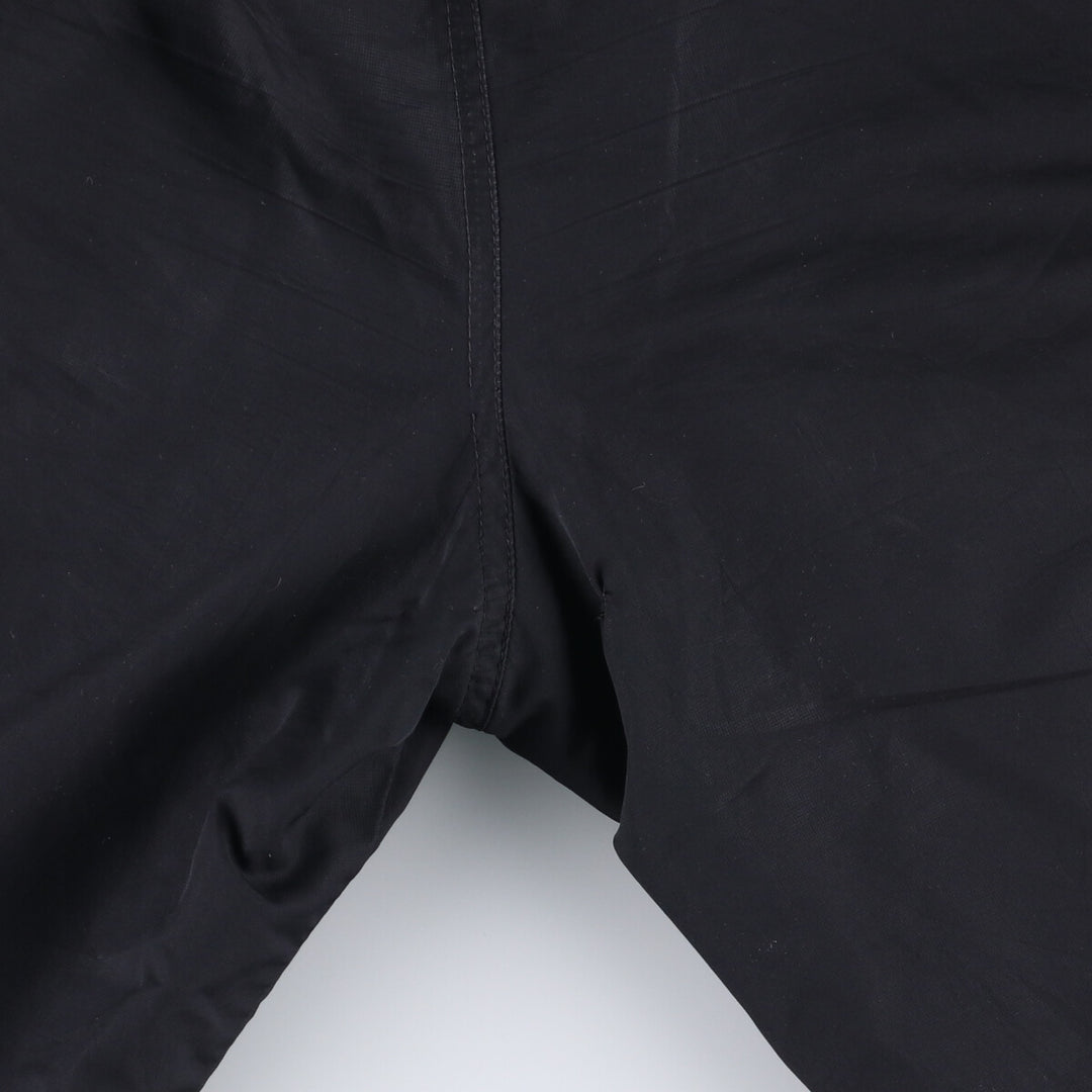 Nike warm-up pants, nylon pants, crinkle pants, men's size M polyester black type Vintage Second Hand