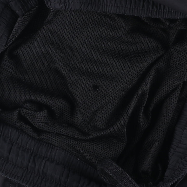 Nike warm-up pants, nylon pants, crinkle pants, men's size M polyester black type Vintage Second Hand