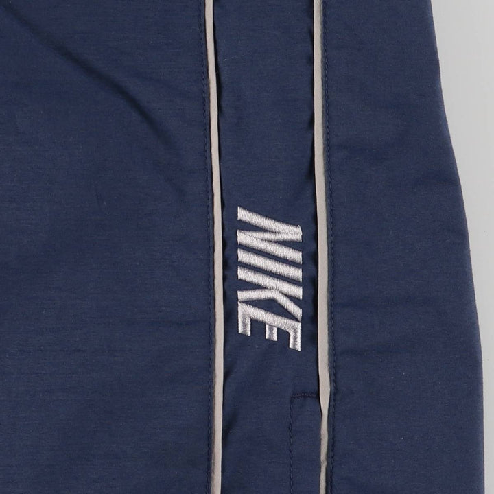 00'S Nike Warm-up Pants, Nylon Pants, Rustling Pants, Men's XL Size polyester navy blue type Vintage Second Hand