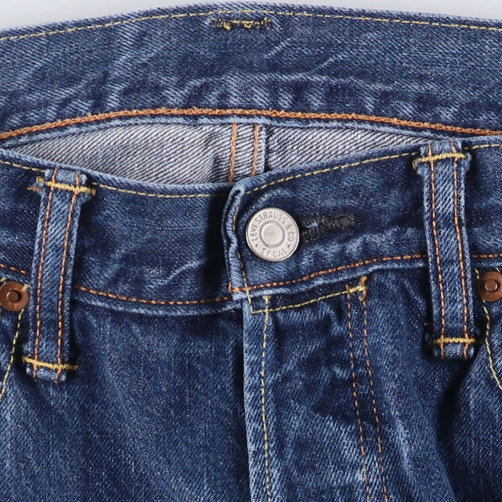 Levi's 501 straight denim pants for men, size W36 cotton blue type Vintage Second Hand