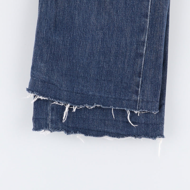 Levi's 501 Euro Model Cut-Off Straight Denim Pants, Men's Size W35 cotton blue type Vintage Second Hand