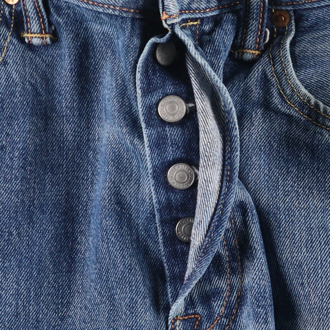 Levi's 501 straight denim pants for men, size W35 cotton blue type Vintage Second Hand