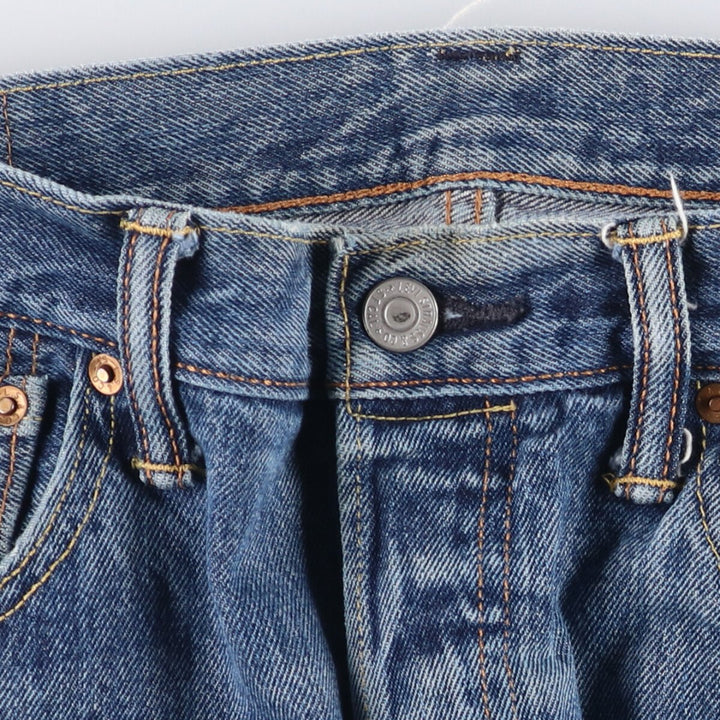 Levi's 501 straight denim pants for men, size W35 cotton blue type Vintage Second Hand