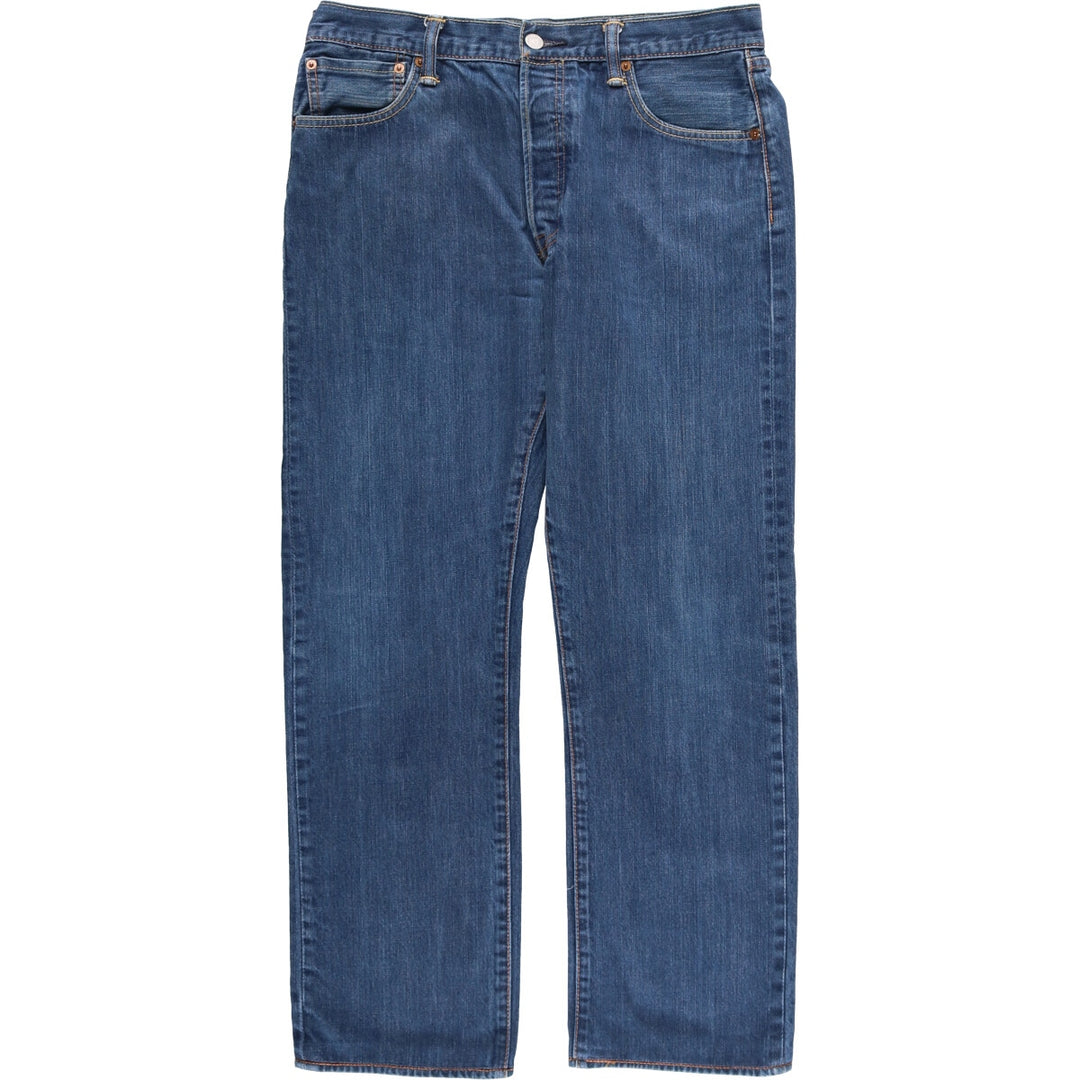 Levi's 501 straight denim pants for men, size W34 cotton blue type Vintage Second Hand