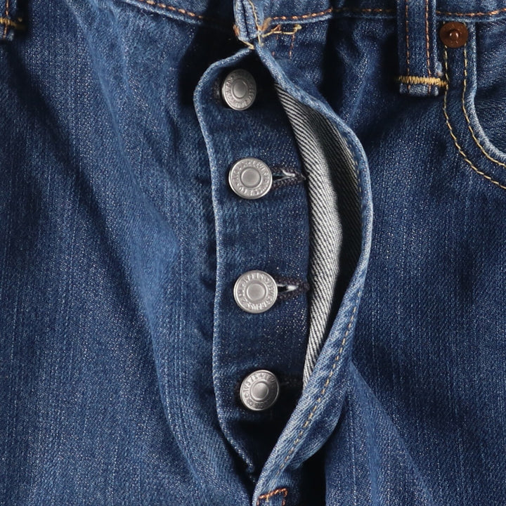 Levi's 501 straight denim pants for men, size W34 cotton blue type Vintage Second Hand