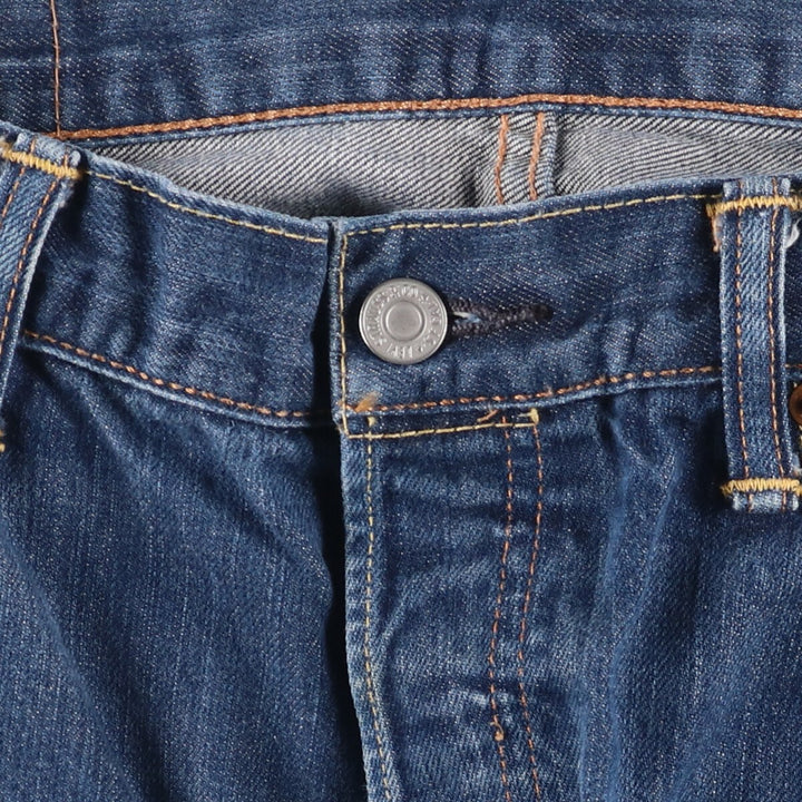 Levi's 501 straight denim pants for men, size W34 cotton blue type Vintage Second Hand