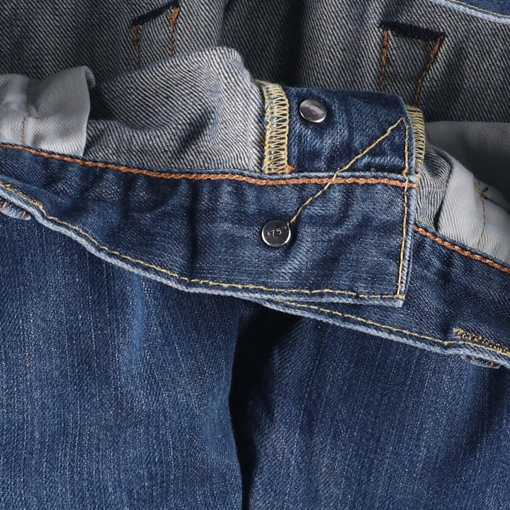 Levi's 501 straight denim pants for men, size W34 cotton blue type Vintage Second Hand