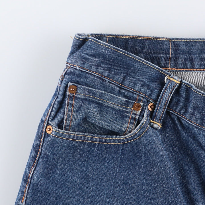 Levi's 501 straight denim pants for men, size W34 cotton blue type Vintage Second Hand