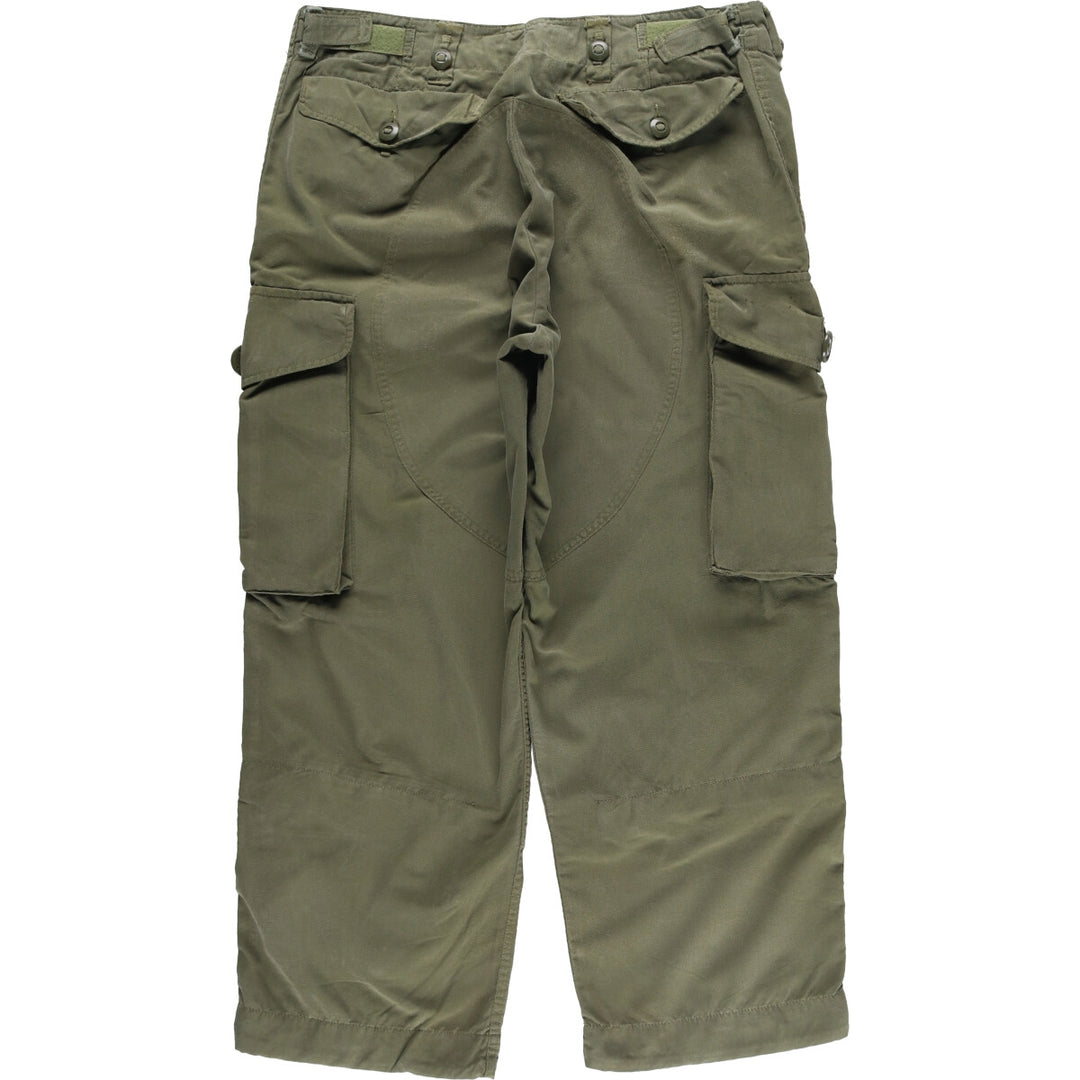 90'S Canadian Military Cargo Pants, Combat Pants, Short unclear Khaki type Vintage Second Hand