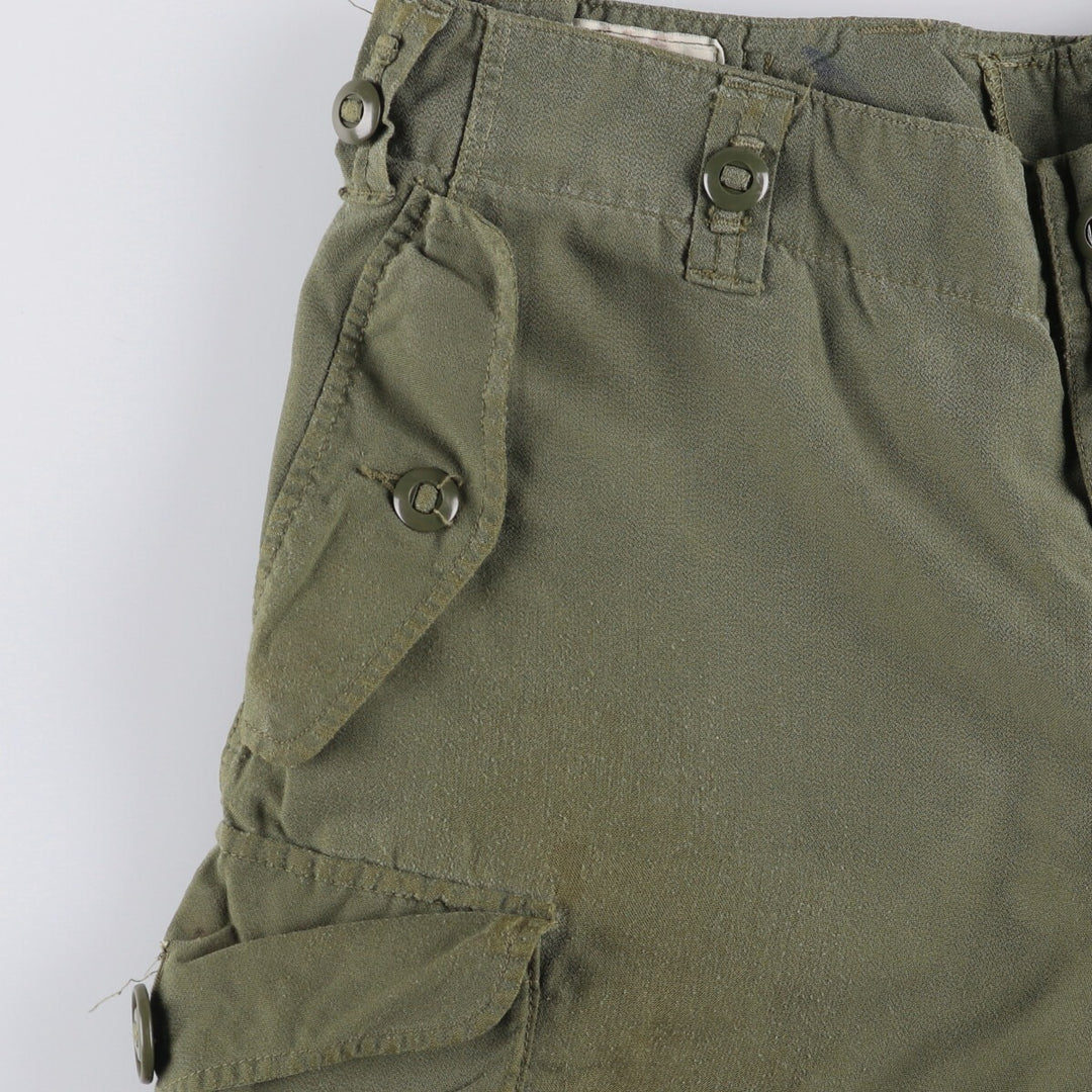 90'S Canadian Military Cargo Pants, Combat Pants, Short unclear Khaki type Vintage Second Hand