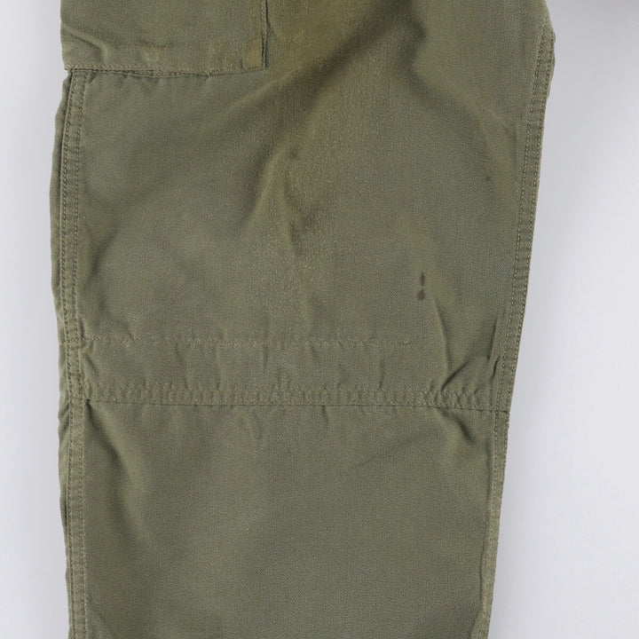 90'S Canadian Military Cargo Pants, Combat Pants, Short unclear Khaki type Vintage Second Hand