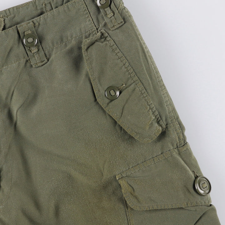 90'S Canadian Military Cargo Pants, Combat Pants, Short unclear Khaki type Vintage Second Hand