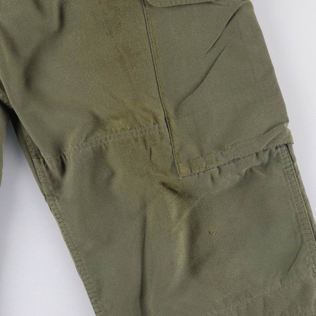 90'S Canadian Military Cargo Pants, Combat Pants, Short unclear Khaki type Vintage Second Hand
