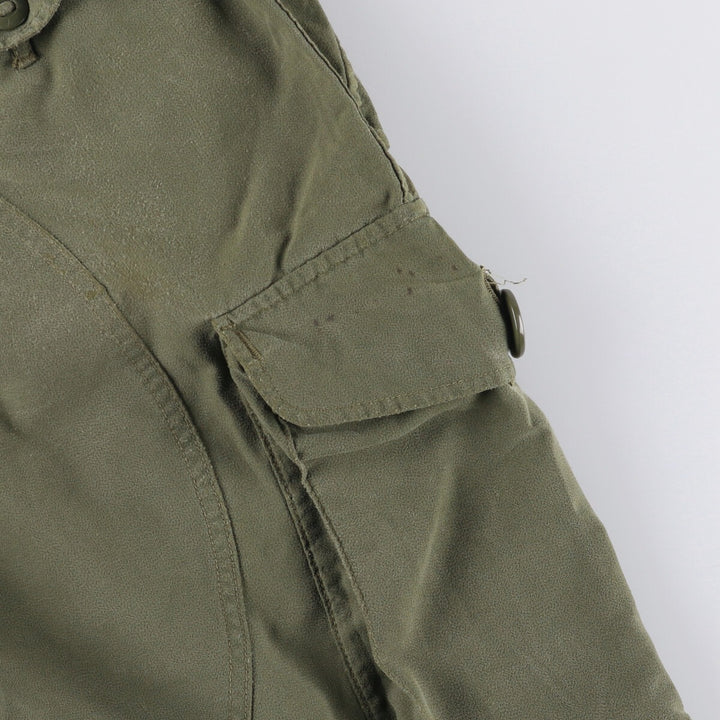 90'S Canadian Military Cargo Pants, Combat Pants, Short unclear Khaki type Vintage Second Hand