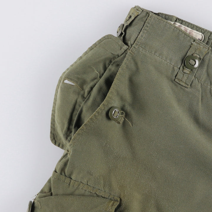 90'S Canadian Military Cargo Pants, Combat Pants, Short unclear Khaki type Vintage Second Hand