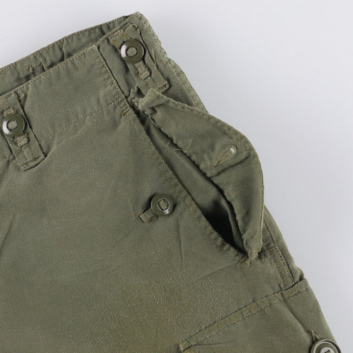 90'S Canadian Military Cargo Pants, Combat Pants, Short unclear Khaki type Vintage Second Hand