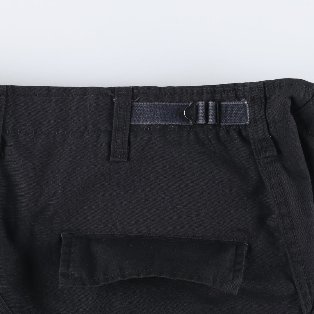 Civilian Ripstop Military Cargo Pants, Combat Pants, Made in USA, Medium-Regular, Men's Size M polyester black type Vintage Second Hand