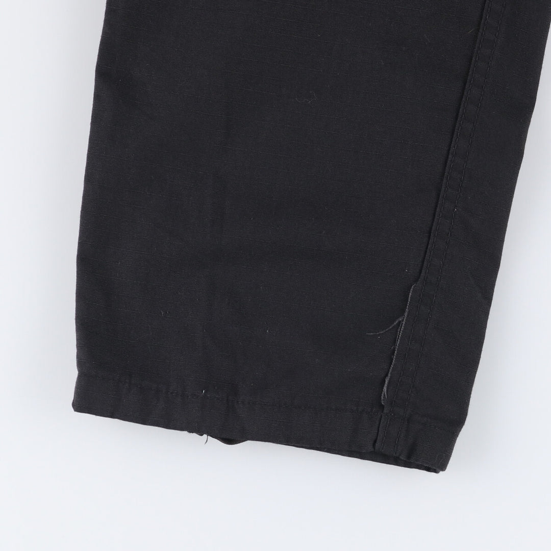 Civilian Ripstop Military Cargo Pants, Combat Pants, Made in USA, Medium-Regular, Men's Size M polyester black type Vintage Second Hand