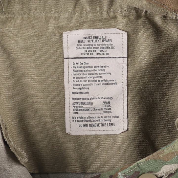 Authentic US military Multicam Camo Ripstop Military Cargo Pants, Combat Pants, Made in USA, Men's Size W34 cotton Khaki type Vintage Second Hand