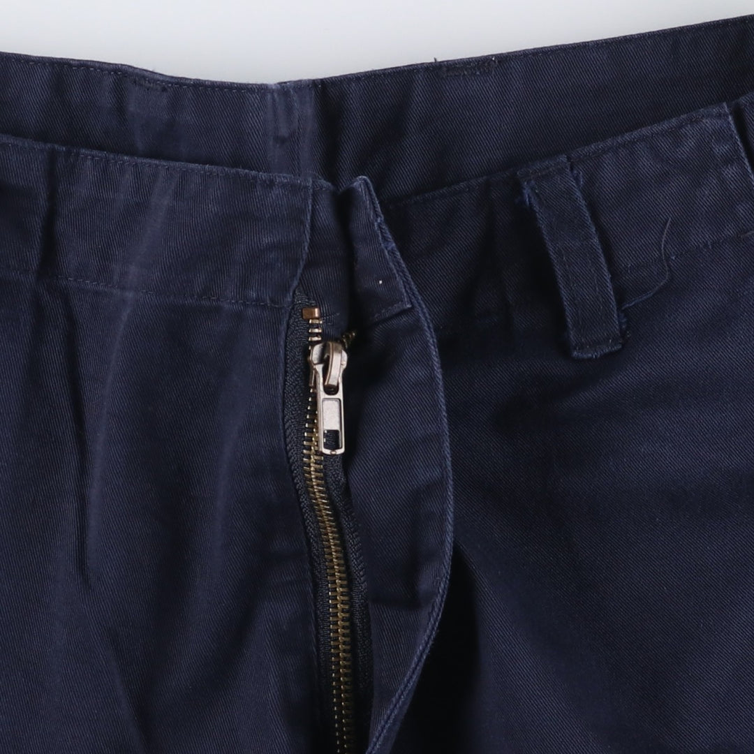 90'S Civilian Military Cargo Pants, Combat Pants, Medium-Regular, Men's Size M polyester navy blue type Vintage Second Hand