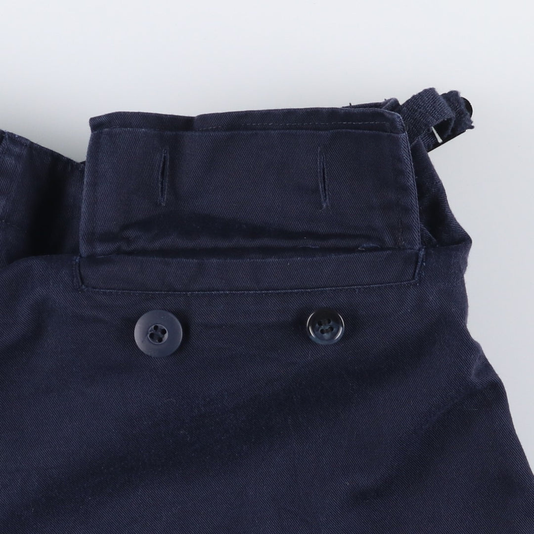 90'S Civilian Military Cargo Pants, Combat Pants, Medium-Regular, Men's Size M polyester navy blue type Vintage Second Hand