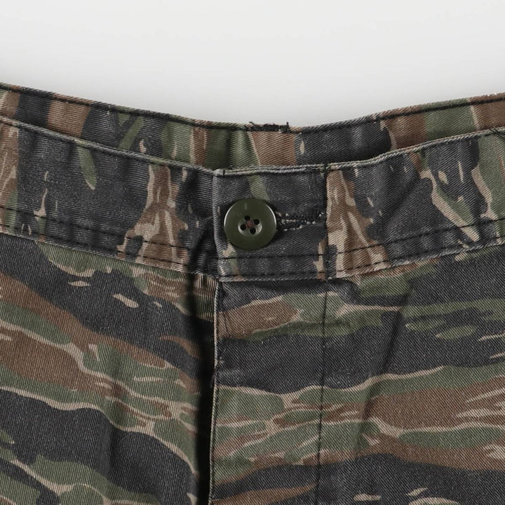 Civilian Rothco Camouflage Pattern Tiger Stripe Camo Military Cargo Pants, Large Regular, Men's, Size W34 cotton Khaki type sage green Vintage Second Hand