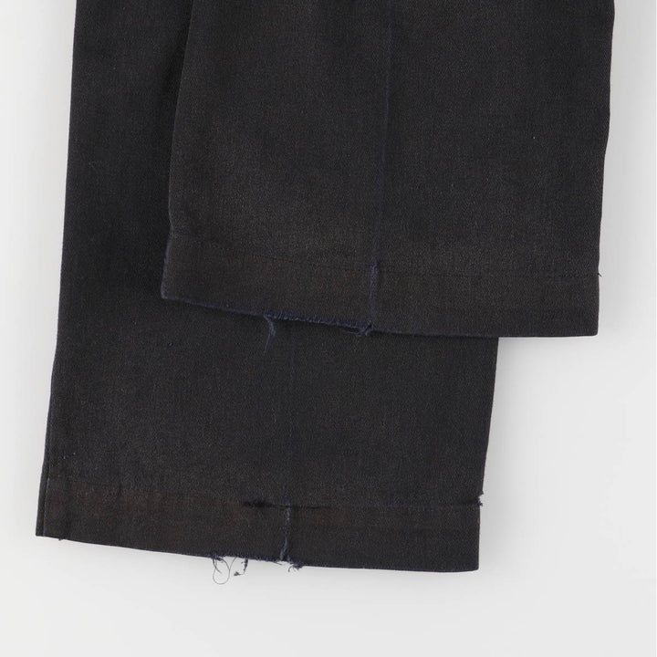 Vintage Dickies Men's Work Pants, Size W30 unclear black type Vintage Second Hand