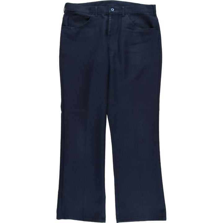 Lee STA-PREST Sta-Prest Men's Slacks, Size W34 polyester navy blue type Vintage Second Hand