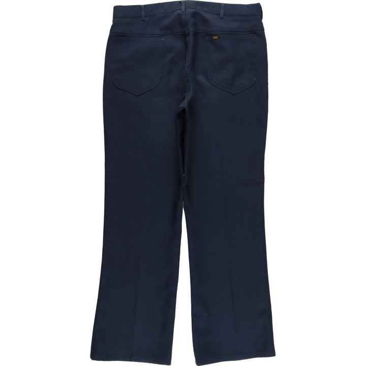 Lee STA-PREST Sta-Prest Men's Slacks, Size W34 polyester navy blue type Vintage Second Hand