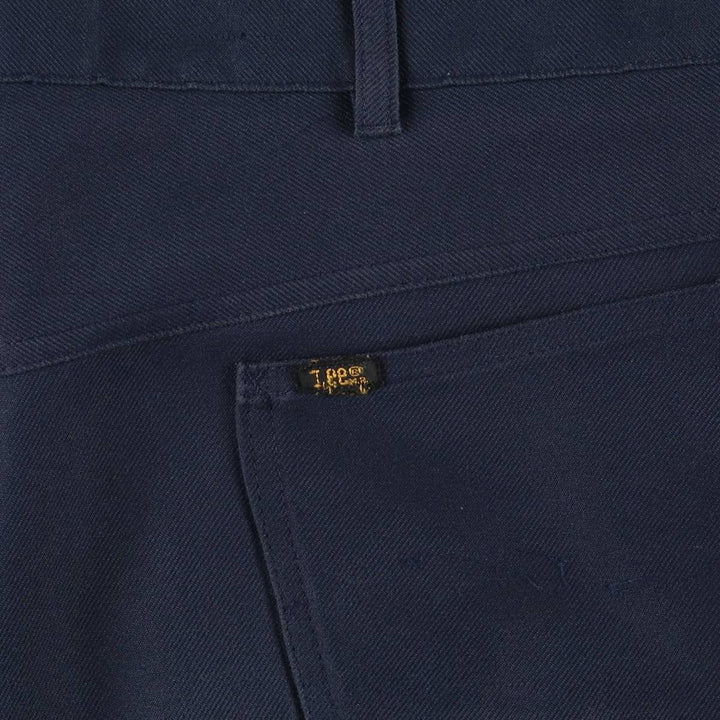 Lee STA-PREST Sta-Prest Men's Slacks, Size W34 polyester navy blue type Vintage Second Hand
