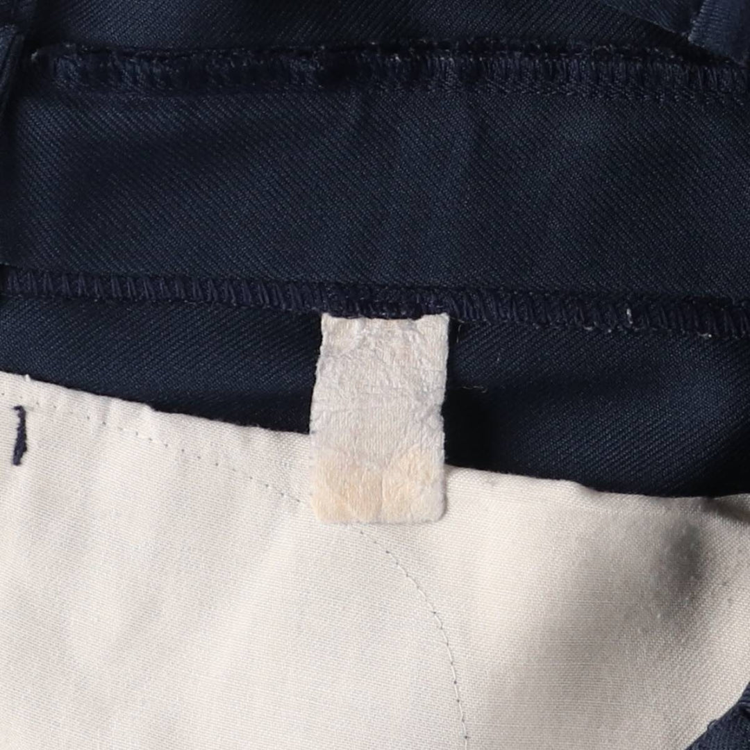 Lee STA-PREST Sta-Prest Men's Slacks, Size W34 polyester navy blue type Vintage Second Hand