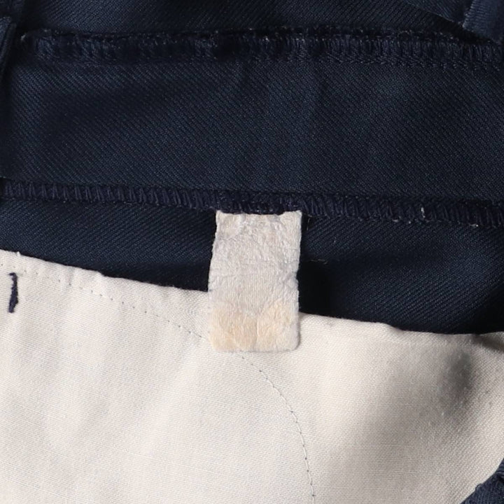 Lee STA-PREST Sta-Prest Men's Slacks, Size W34 polyester navy blue type Vintage Second Hand