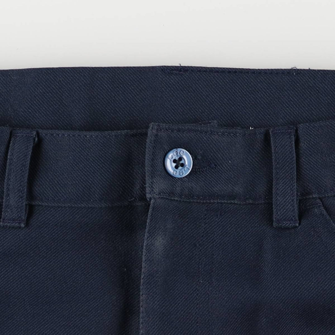 Lee STA-PREST Sta-Prest Men's Slacks, Size W34 polyester navy blue type Vintage Second Hand