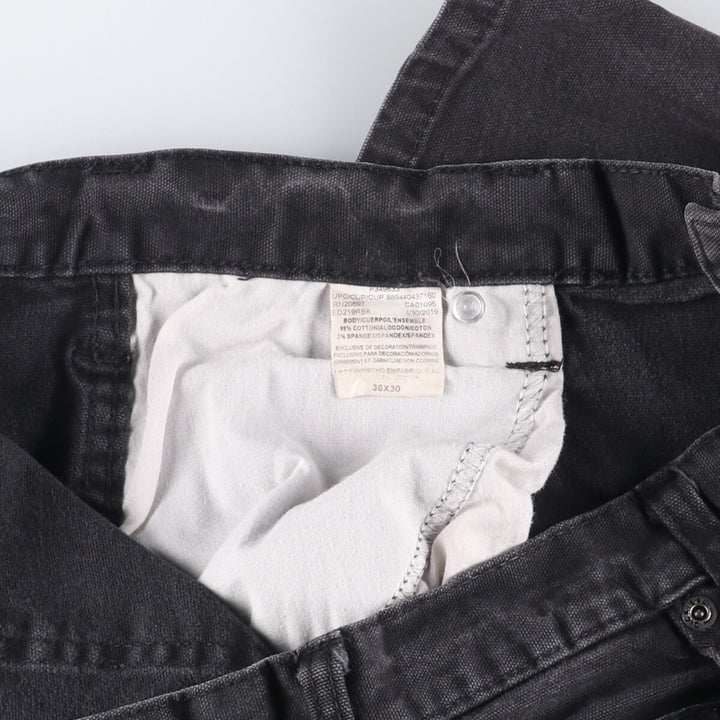 Dickies Duck Work Pants Men's W37 cotton black type Vintage Second Hand