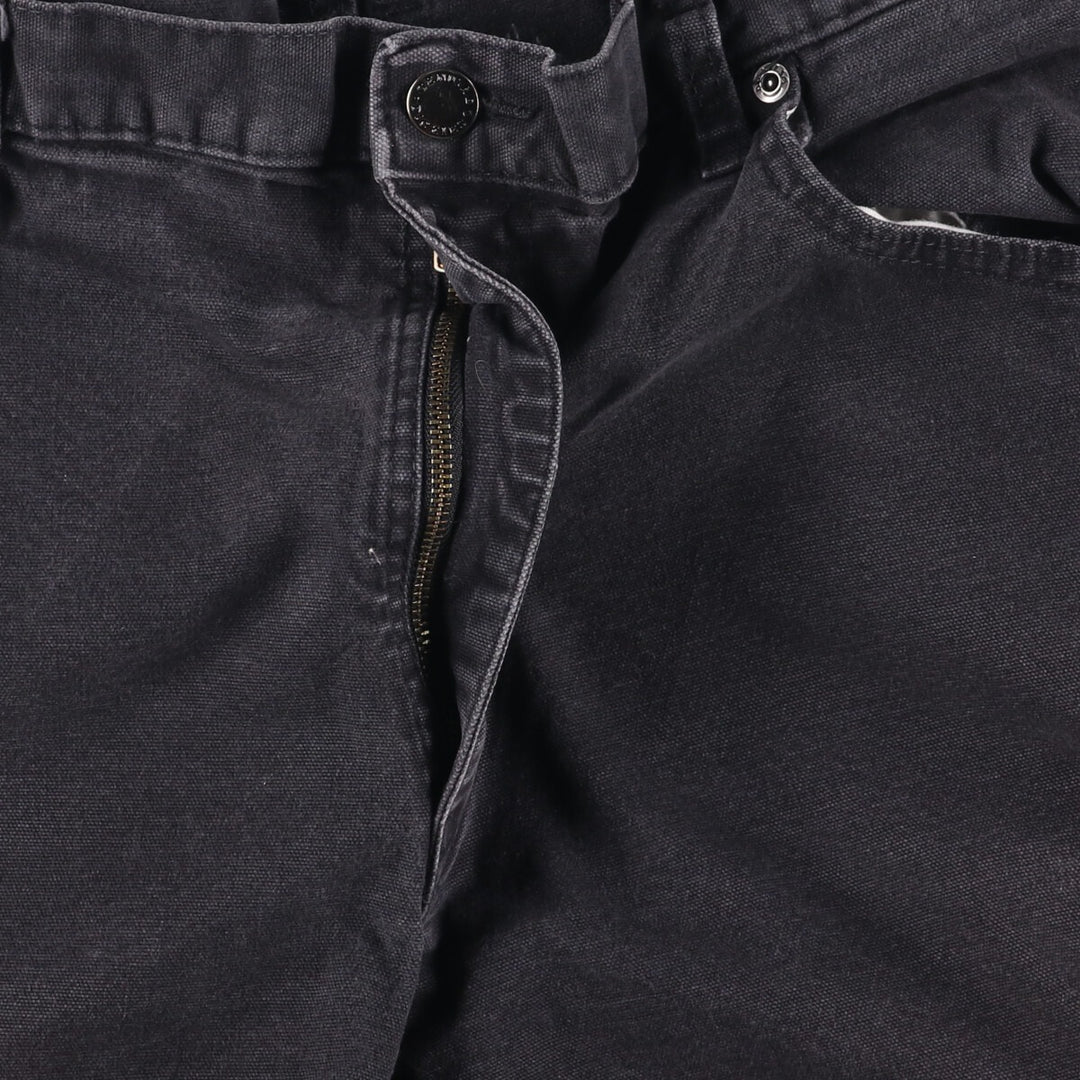 Dickies Duck Work Pants Men's W37 cotton black type Vintage Second Hand