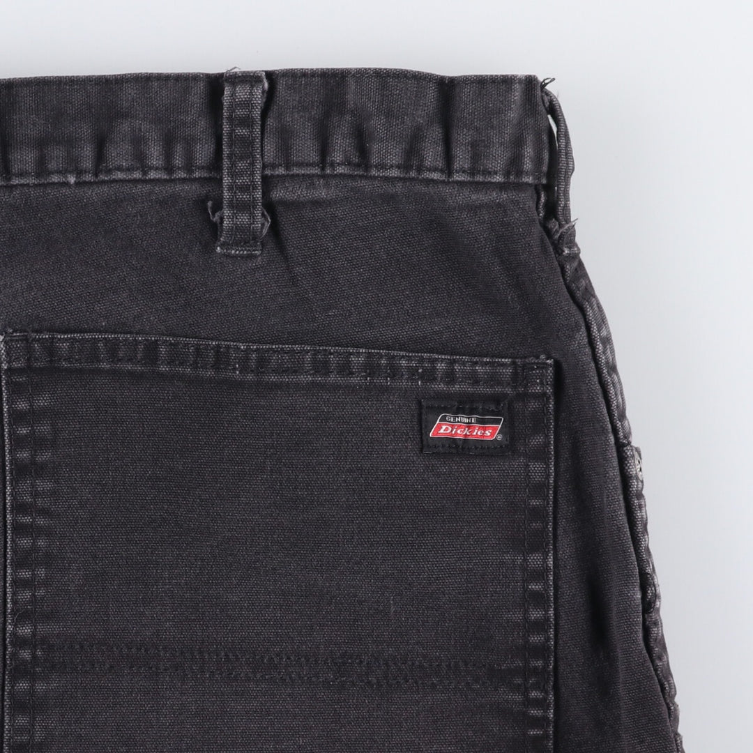 Dickies Duck Work Pants Men's W37 cotton black type Vintage Second Hand