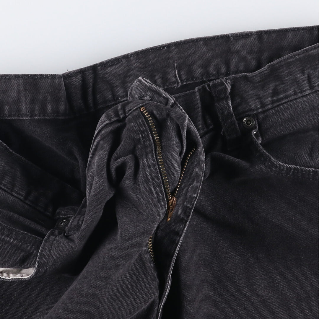 Dickies Duck Work Pants Men's W37 cotton black type Vintage Second Hand