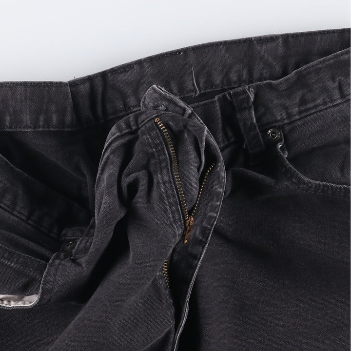 Dickies Duck Work Pants Men's W37 cotton black type Vintage Second Hand