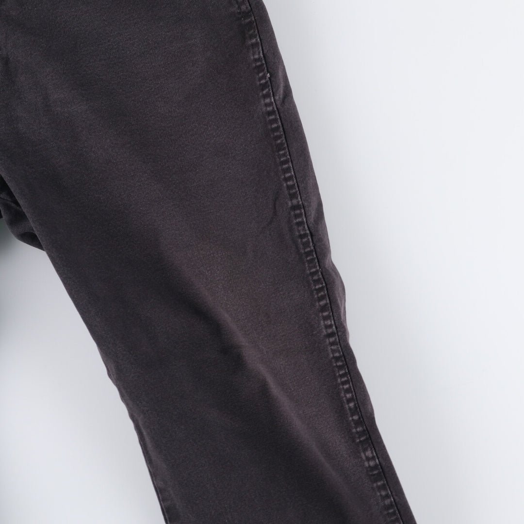 Dickies Duck Work Pants Men's W37 cotton black type Vintage Second Hand