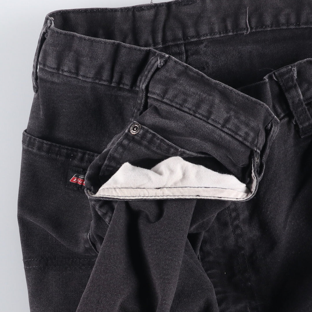 Dickies Duck Work Pants Men's W37 cotton black type Vintage Second Hand
