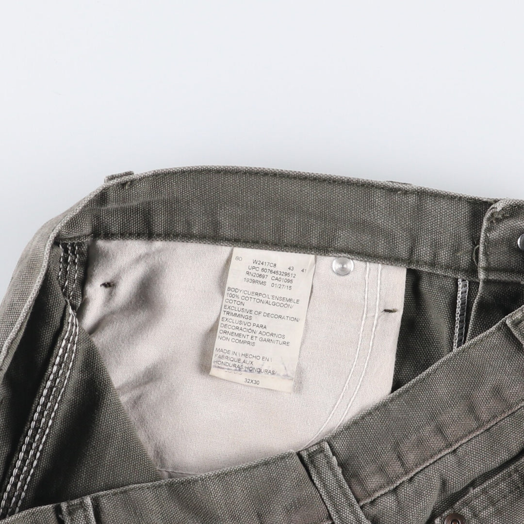 Dickies Duck Painter Pants Men's W33 equivalent cotton gray type Vintage Second Hand