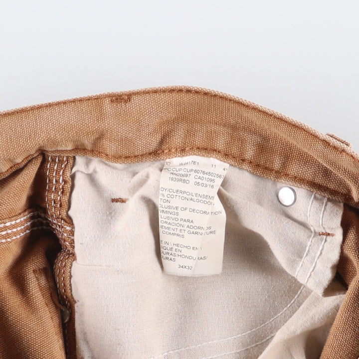 Dickies Duck Painter Pants Men's W34 equivalent cotton beige type brown Vintage Second Hand