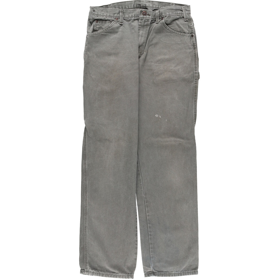Dickies Relaxed Fit Duck Painter Pants Men's W34 equivalent cotton gray type Vintage Second Hand