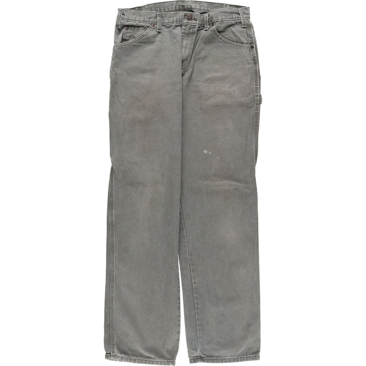 Dickies Relaxed Fit Duck Painter Pants Men's W34 equivalent cotton gray type Vintage Second Hand